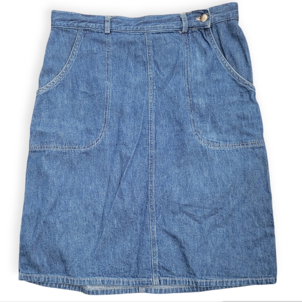 Classic Elements Vintage Denim Jean Skirt